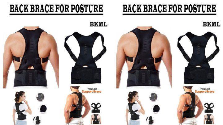 Adjustable back pain relief & posture correcter belt